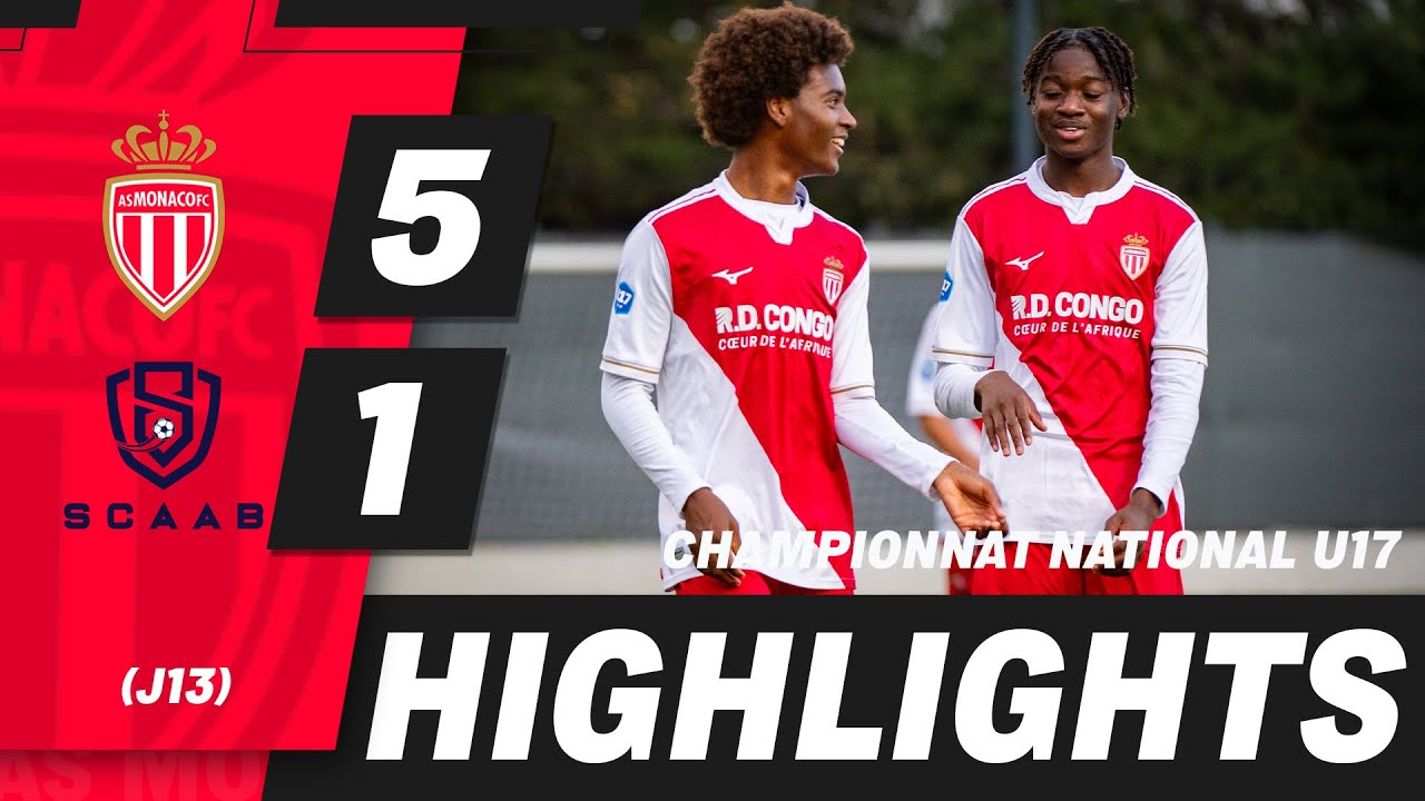 Résumé AS Monaco - SC Aubagne Air Bel - 13ème journée Championnat National U17