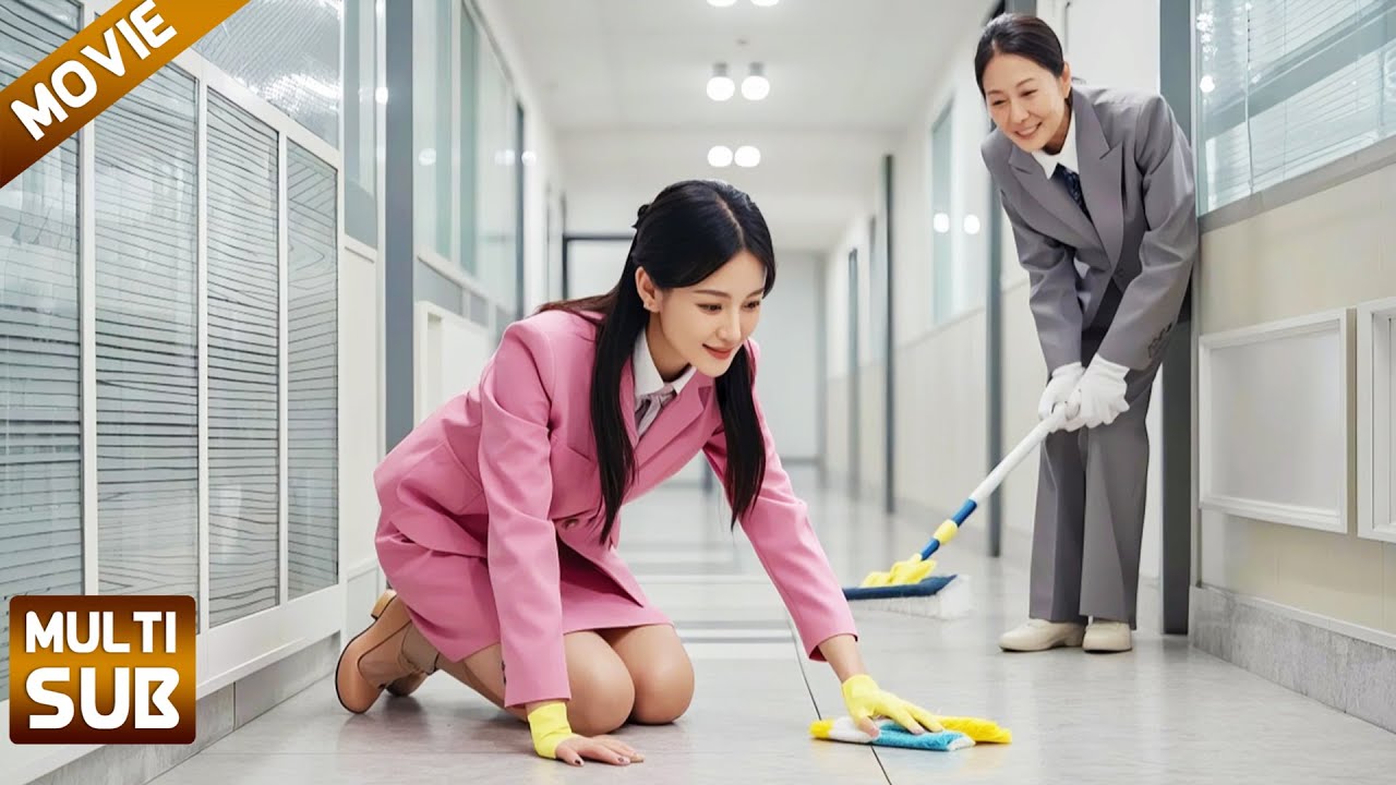 【全集】穷女孩面试前，帮保洁擦地被旁人嘲笑，不料保洁身份大有来头，当场录取穷女孩！【老闺蜜】
