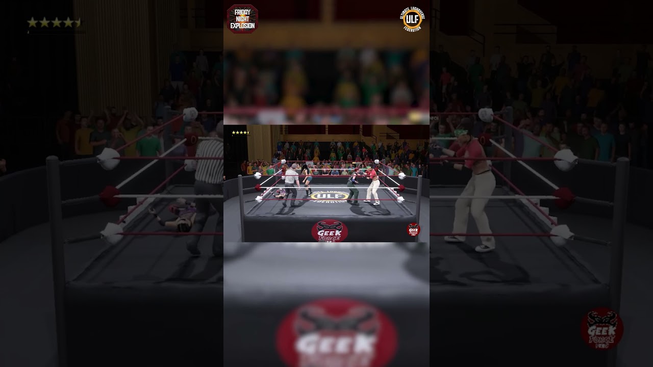 Solida Victoria:Isabella & Alexa Jade vs R3B3LL10N en ULF | WWE2K22 | Shorts