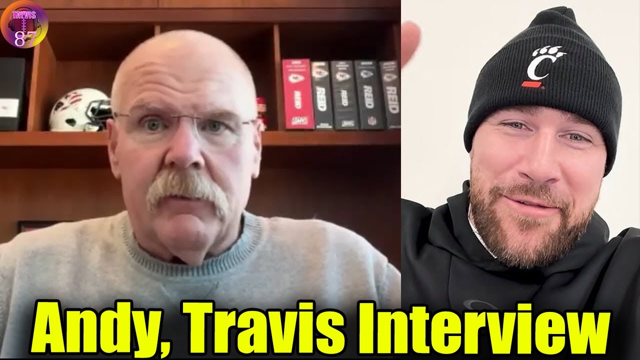Travis Kelce's interview & Chiefs HC Andy Reid used 