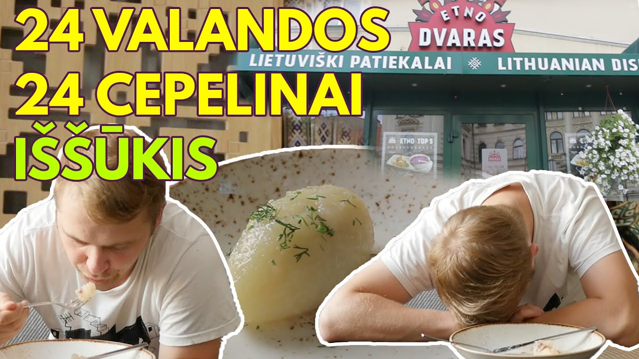 24 VALANDAS VALGIAU PO CEPELINĄ VISĄ PARĄ