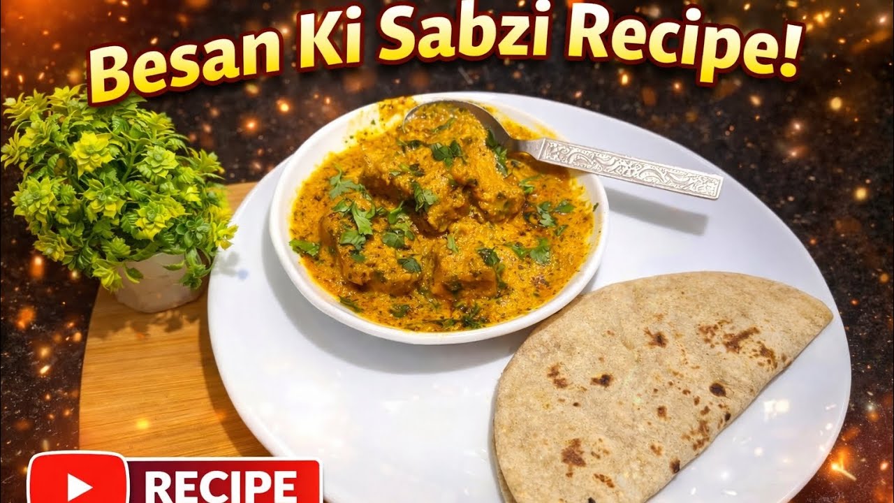 Aaj Banayein Besan Ki Sabzi 😋 | Easy & Delicious Recipe |#babitakirasoi 