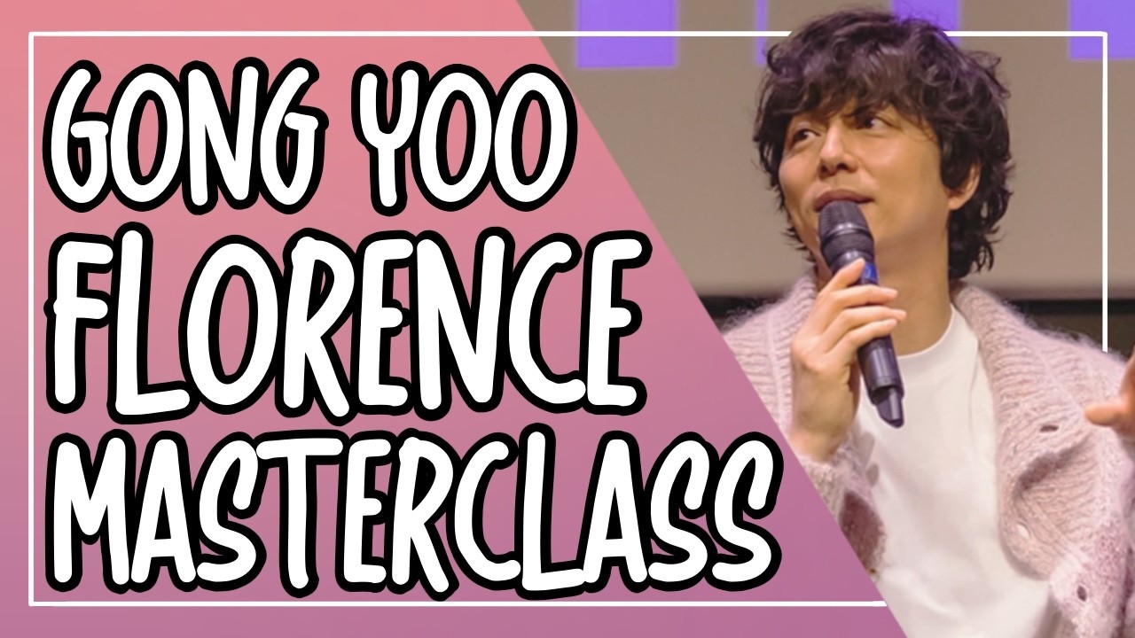 [ENG SUB] Gong Yoo Masterclass at Florence Korea Film Festival | Films & Dramas Talk