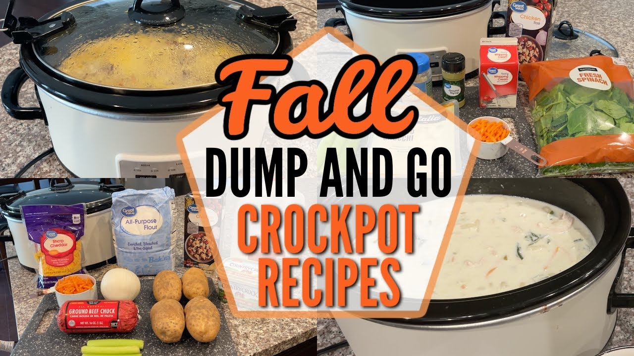 Easy Dump and Go Slow Cooker Dinner Recipes | Dump and Go Crockpot Meals