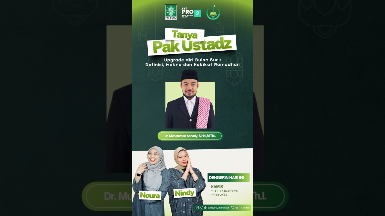Puasa Bukan Hanya Menahan Makan, Menahan Lisan Dari Ghibah di Era Digital ||  Kamis,19 Februari 2026