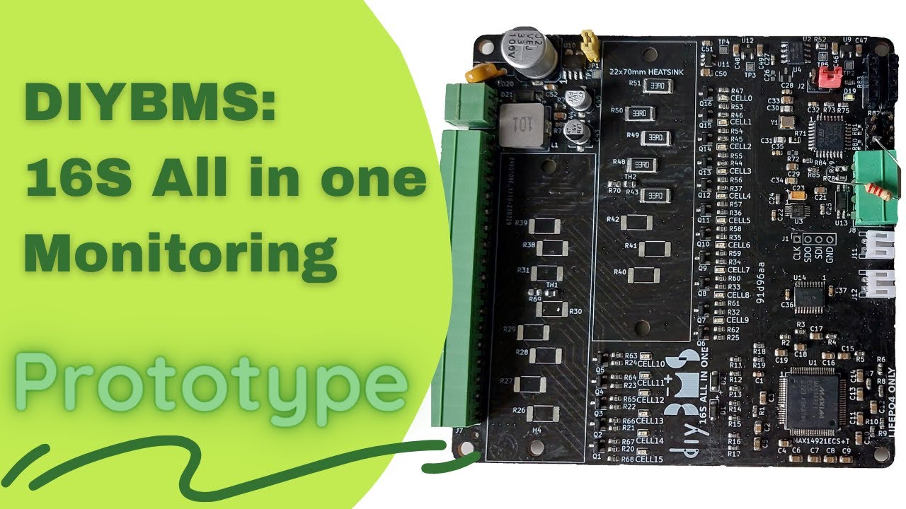 Прототип DIYBMS 16S (комплексное решение для мониторинга)