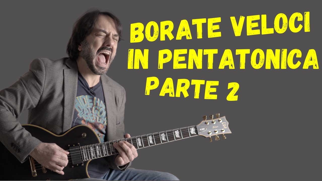 Frasi veloci in pentatonica part 2 -  Joe Bonamassa style