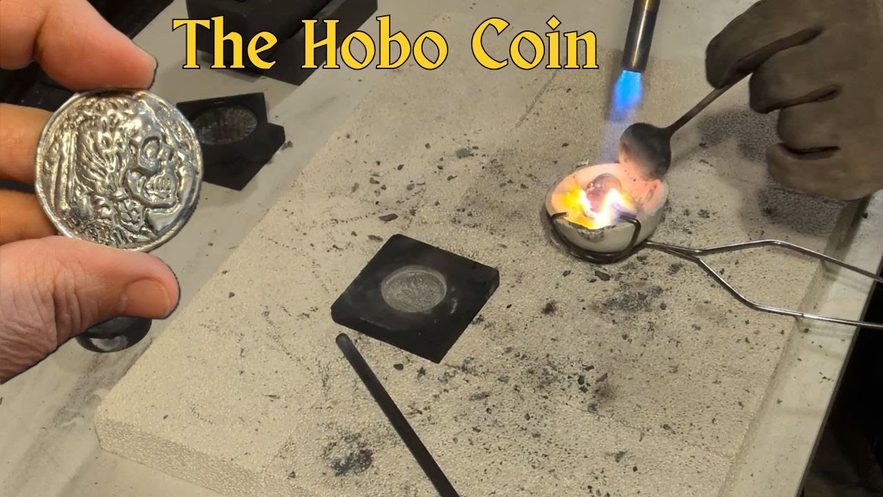 The Hobo Coin 25 Penny Torch Melt ASMR