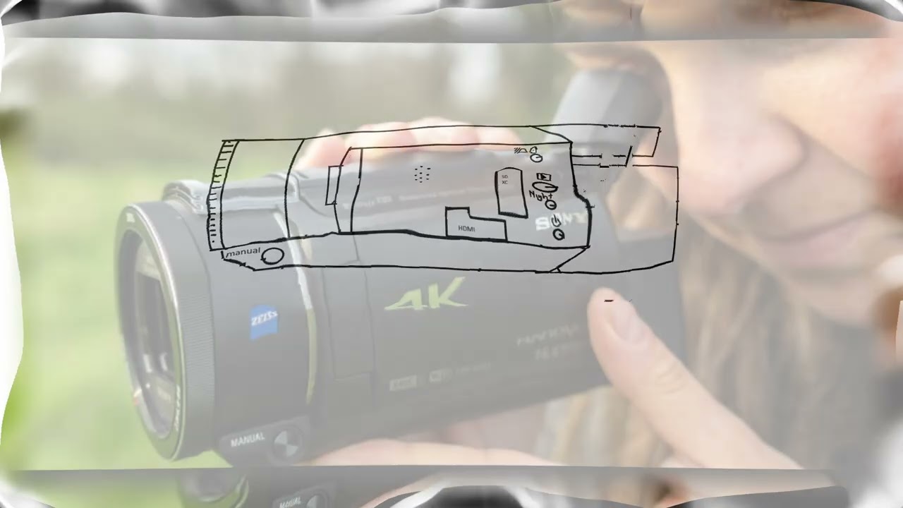 sony handycam fdr-ax53 Peruskäyttö ohje