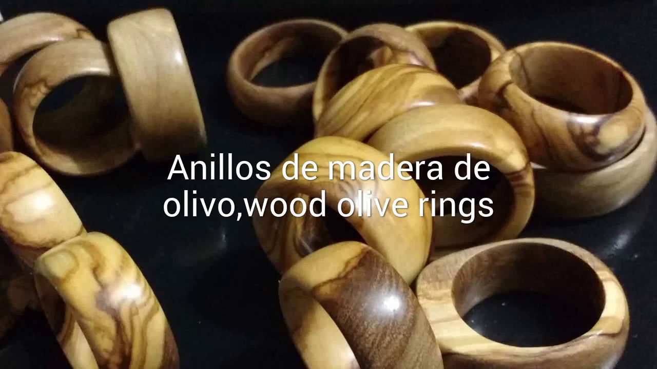 Wood olive rings. Mas trabajos   facebook e Instagram