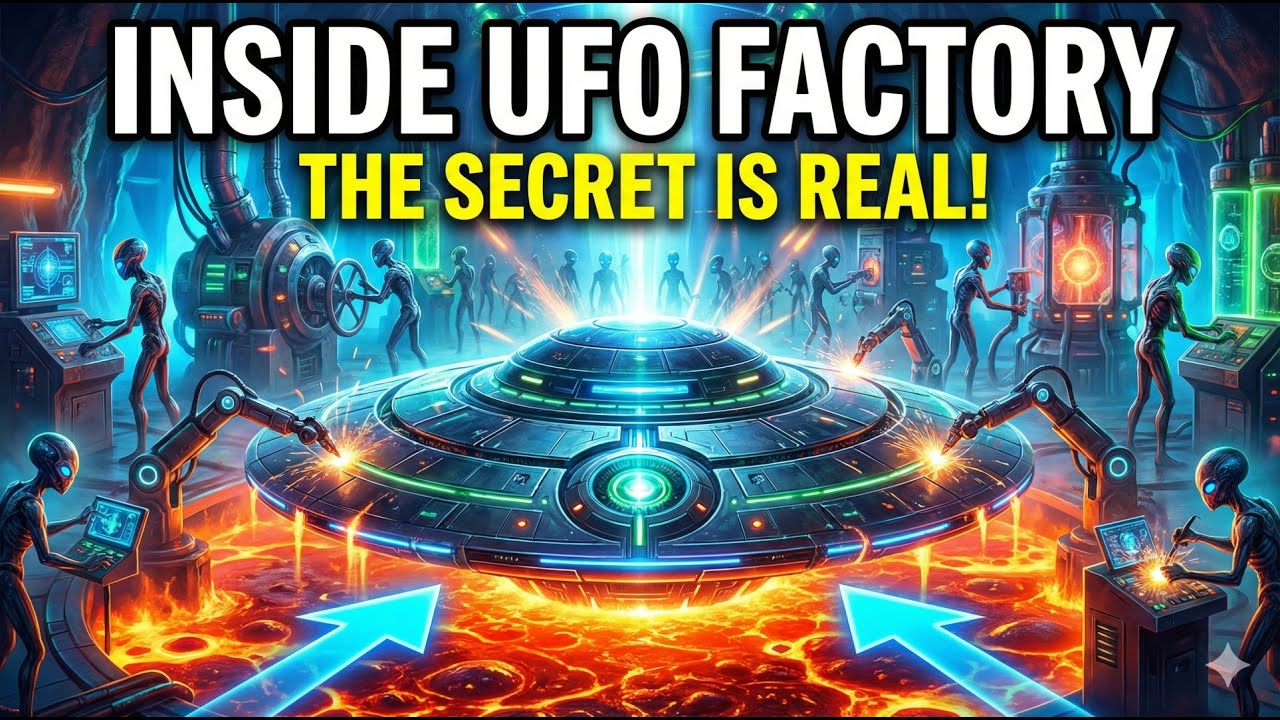 Inside the Alien UFO Factory: How Secret Saucer Technology Is Built (FULL Process & Tour)