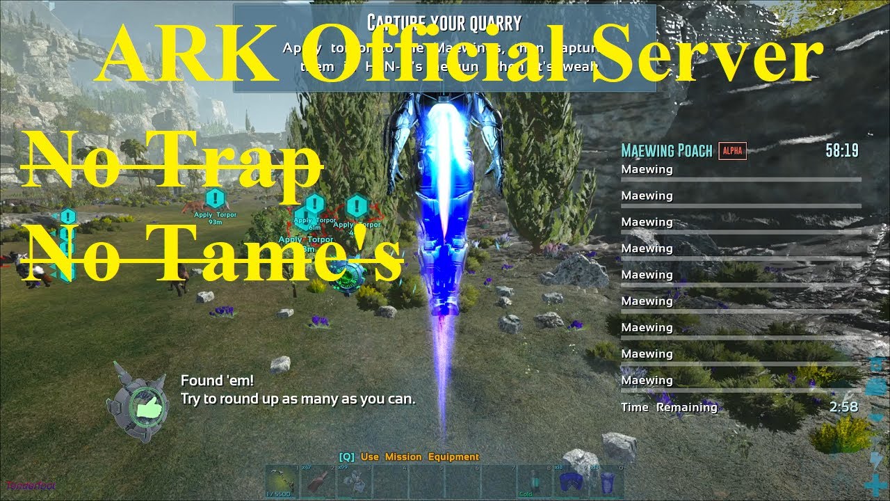 Maewing Poach Alpha No Dino's  No Trap ARK Official Server ARK Survival Evolved