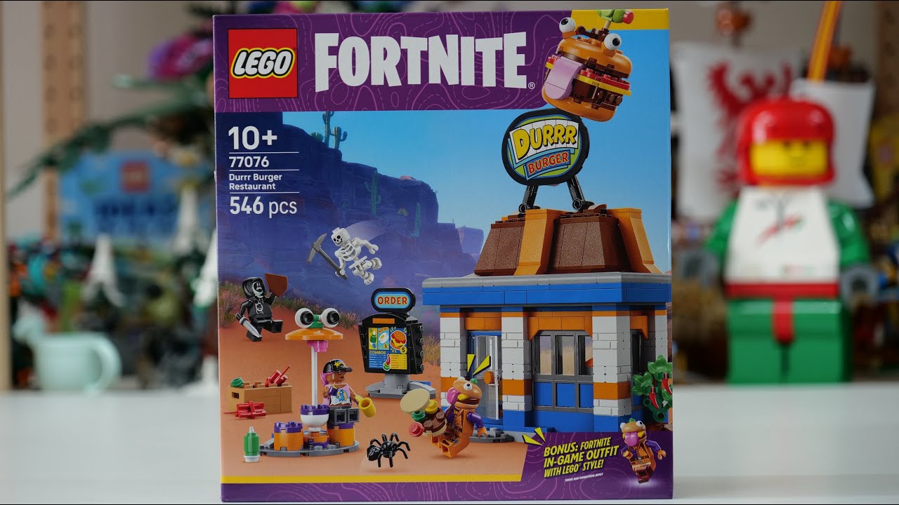 LEGO Fortnite 77076 Durrr Burger Restaurant Speed Build