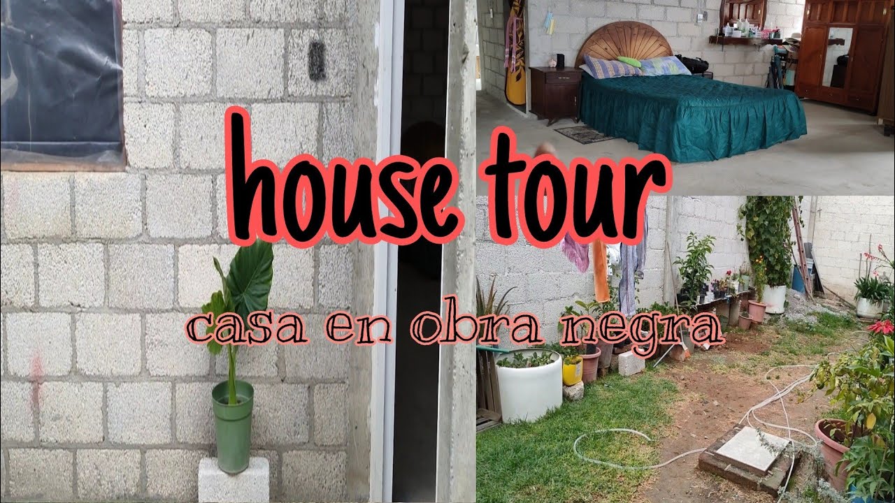 Hause tour por mi humilde casa en obra negra muy sencilla 🏠 pero muy contentos🥰