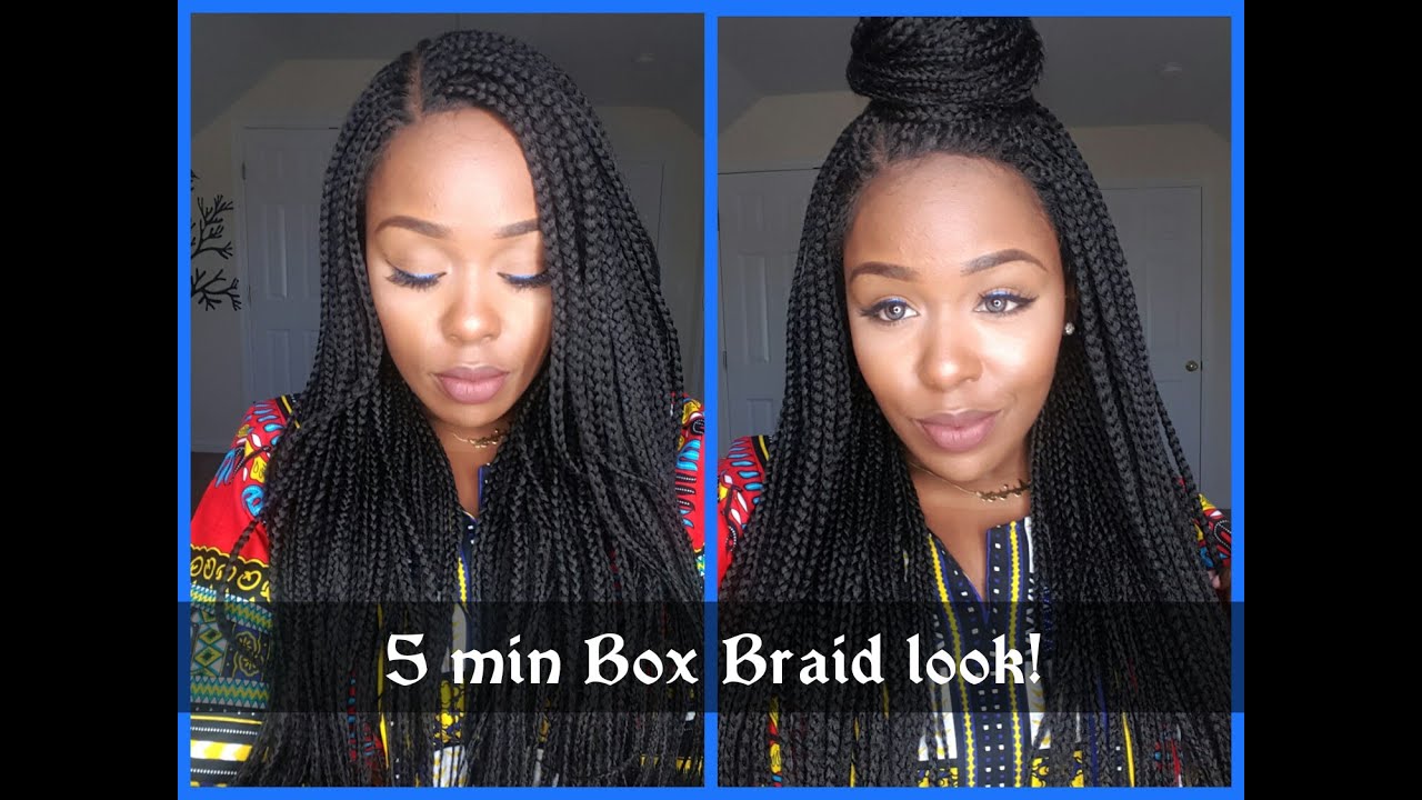 5 Min Braids Ft. Zury Sis Wigs 30inch Braided Wig