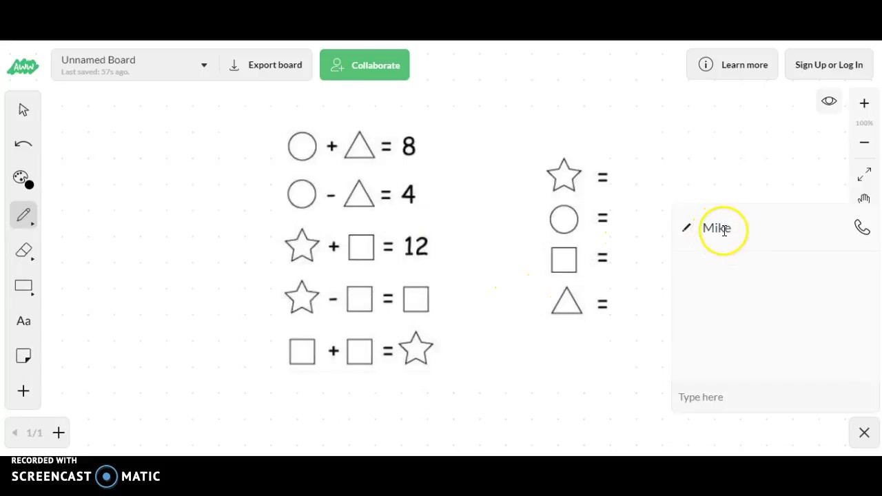 A Web Whiteboard Basics