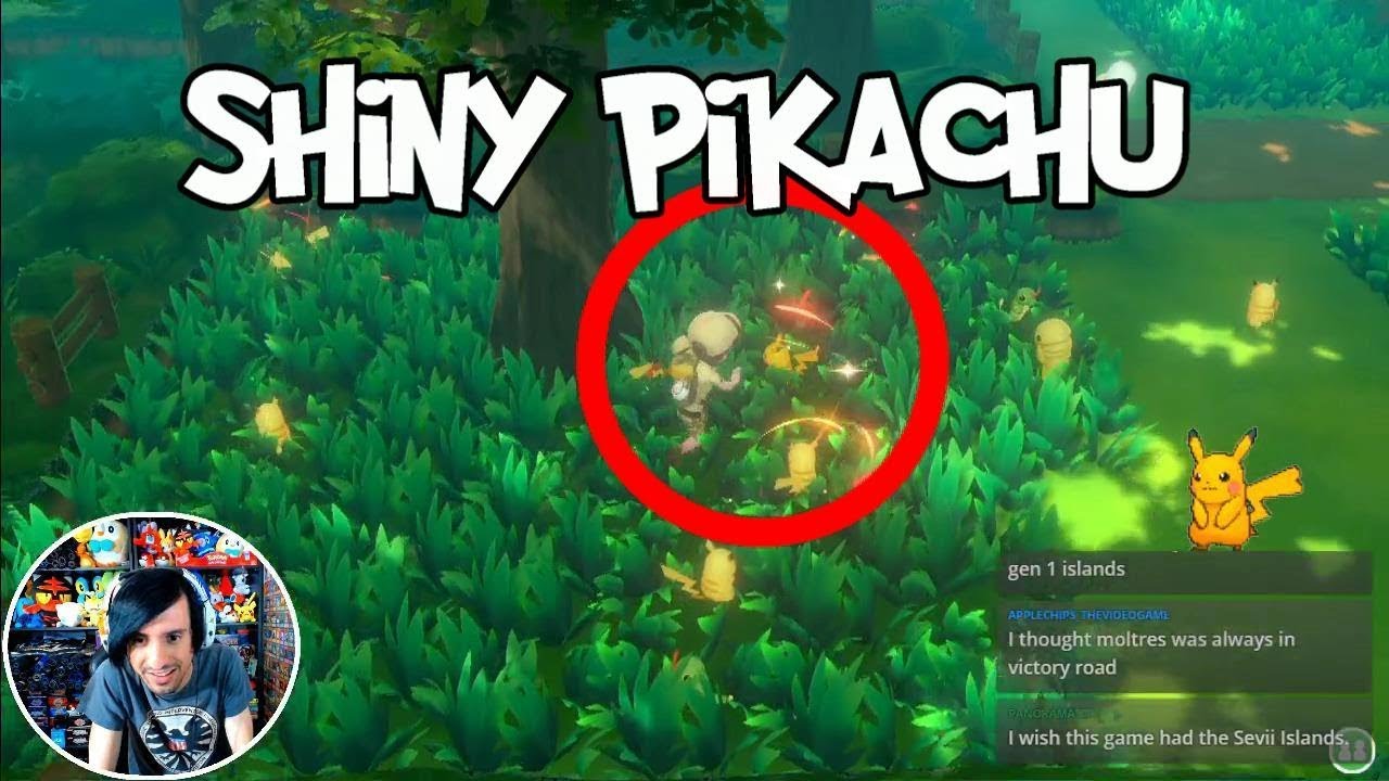 ☆ SHINY PIKACHU ☆ ( Pokemon Let's Go, Pikachu - Shiny Pokemon Reaction ! )