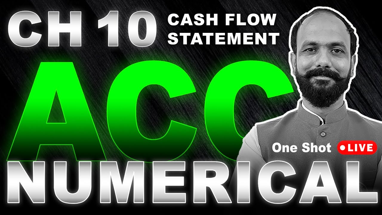 Class 12 Accounts Ch 10 Cash Flow Statement MP Board 2025 - ACC LIVE Ritesh sir