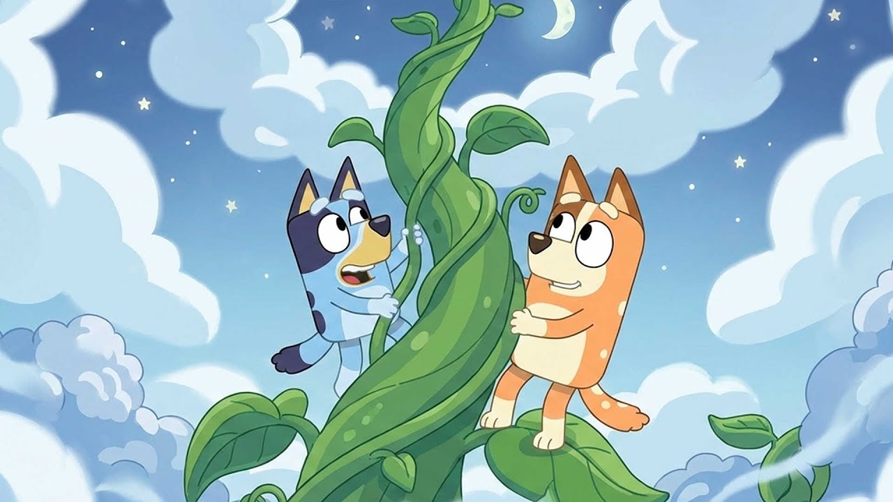 Up the Giant Vine 😲🌿 | Reaching the Unknown | Bluey Funny Animation