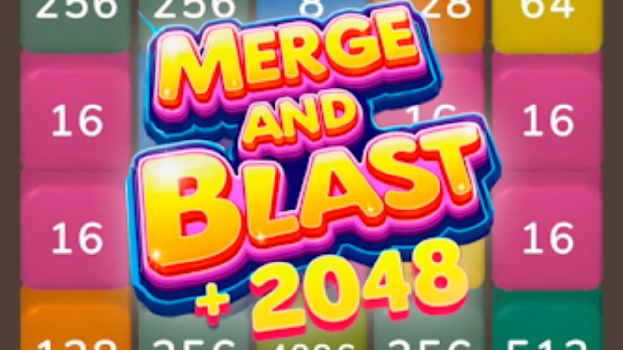 Merge and Blast + 2048 Game Android Gameplay
