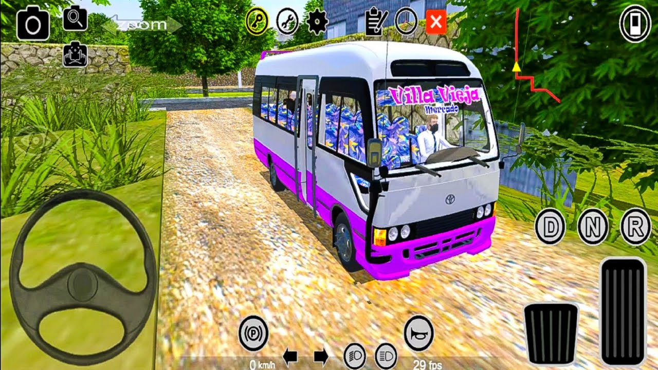 Toyota Coaster Honduras Minibus Mod Drive - Proton Bus Simulator Urbano Gameplay