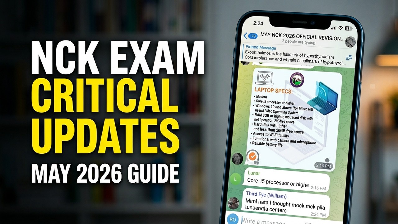 MUST WATCH Before NCK Exams (May 2026) | Registration & Mock Updates
