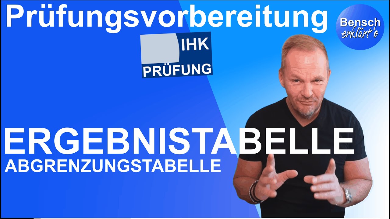 Ergebnistabelle: Abgrenzungen in der Abgrenzungstabelle