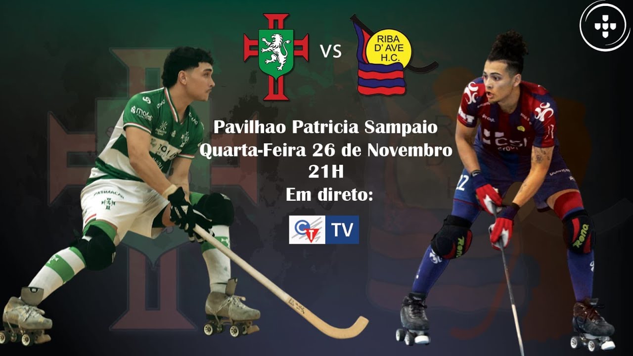 🏑🟢⚪️Sporting de Tomar/IPT 🆚️🔵🔴Riba  D'Ave Hóquei Clube  - 2025
