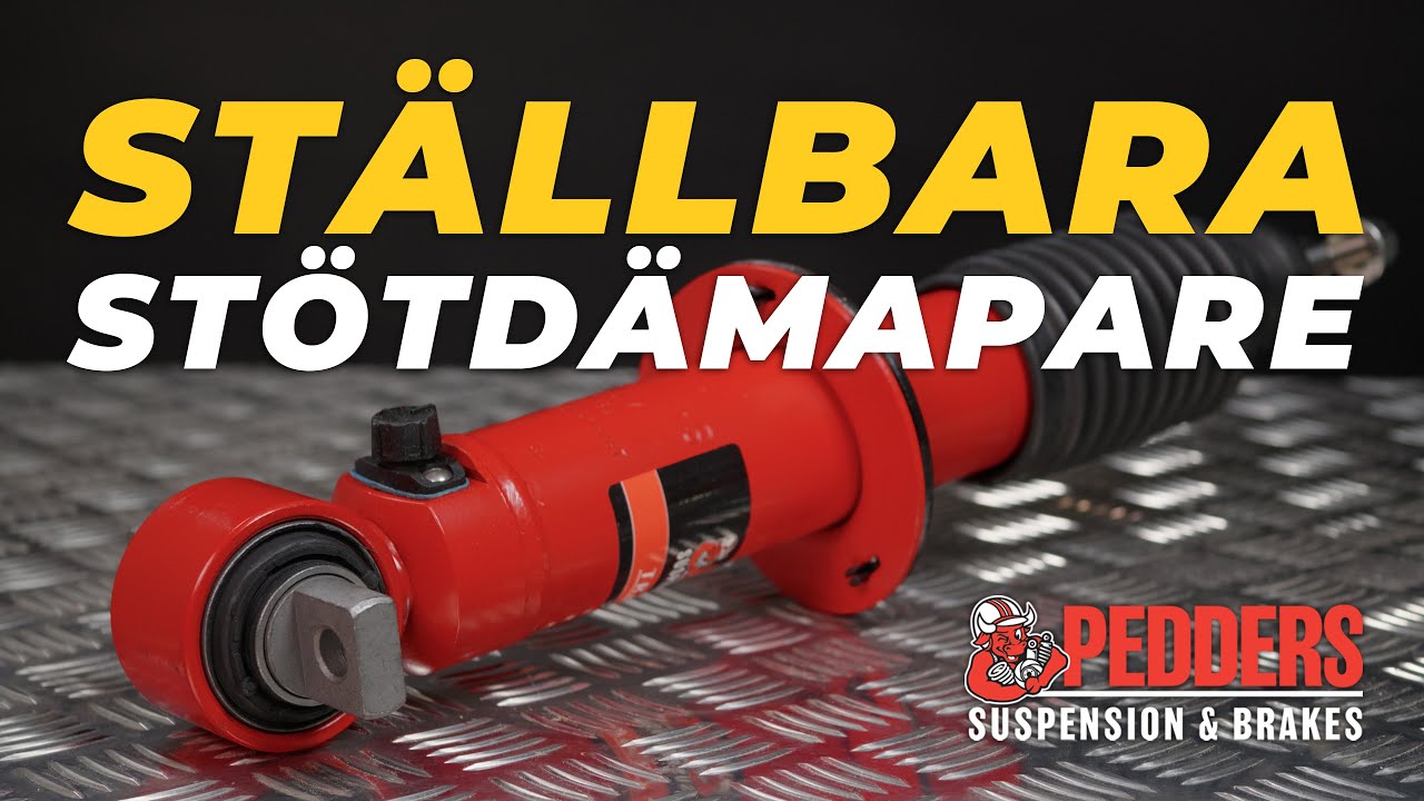 Magnus visar dom nya justerbara Foam Cell-stötdämparna från Pedders