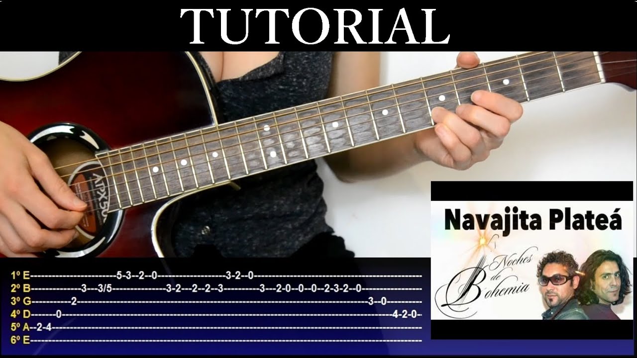 Cómo tocar Noches de Bohemia de Navajita Plateá (Tutorial de Guitarra) / How to play