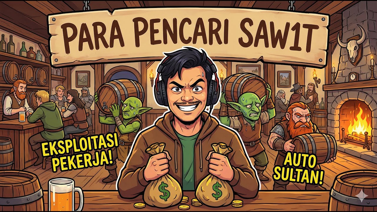 TIPS CEPAT KAYA: JANGAN KASIH ISTIRAHAT KARYAWAN! 💸 - Tavern Keeper Indonesia