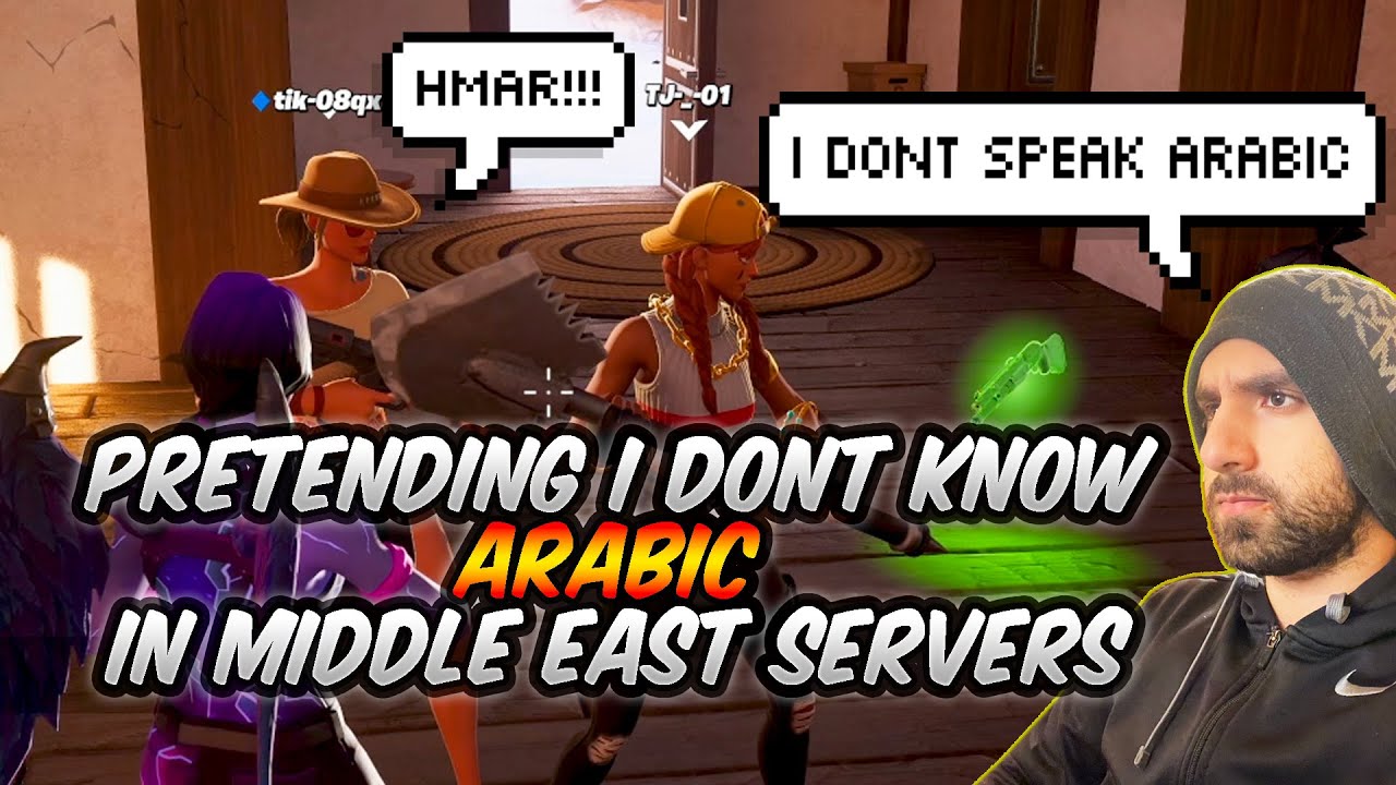I Pretended I’m American In Middle East Servers On Fortnite (HILARIOUS)