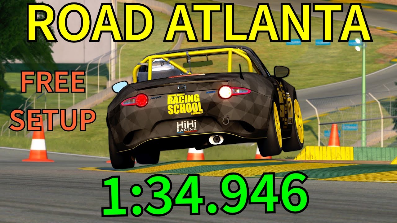 TRACK GUIDE: Road Atlanta - Mazda MX-5 Cup (Assetto Corsa)