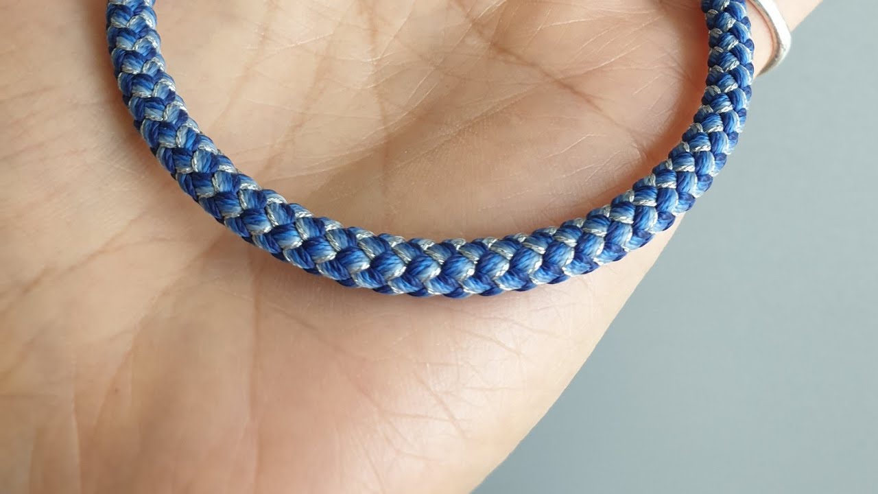 龍鱗手環盤編（上）/ Kumihimo Bracelet 1