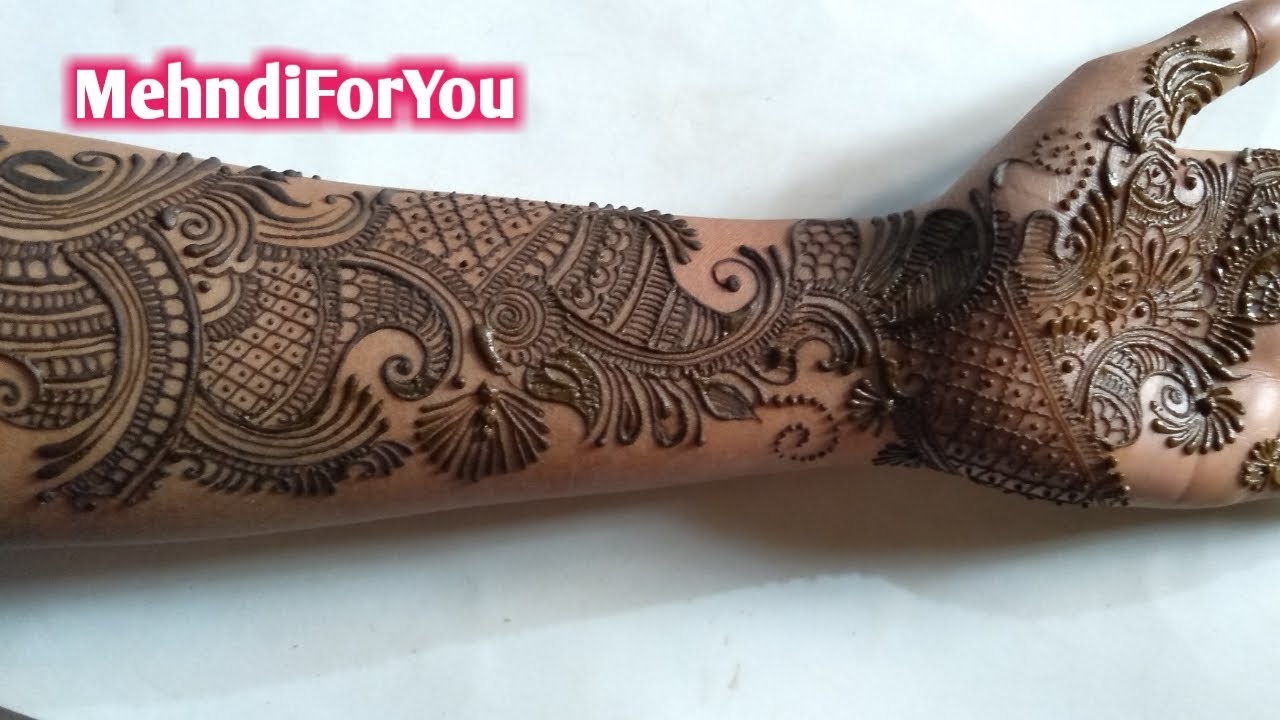 Arabic mehndi design | Full hand Arabic mehndi design | Arabic heena design