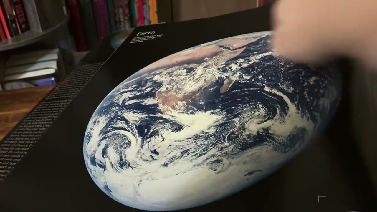 ASMR book tracing tapping and reading 