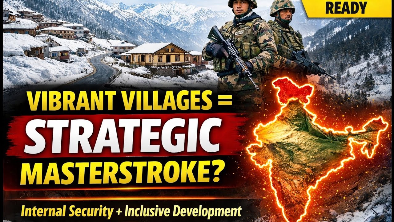 Border Villages to Strategic Assets? Vibrant Villages Programme Explained| Day 21 Answer Writing