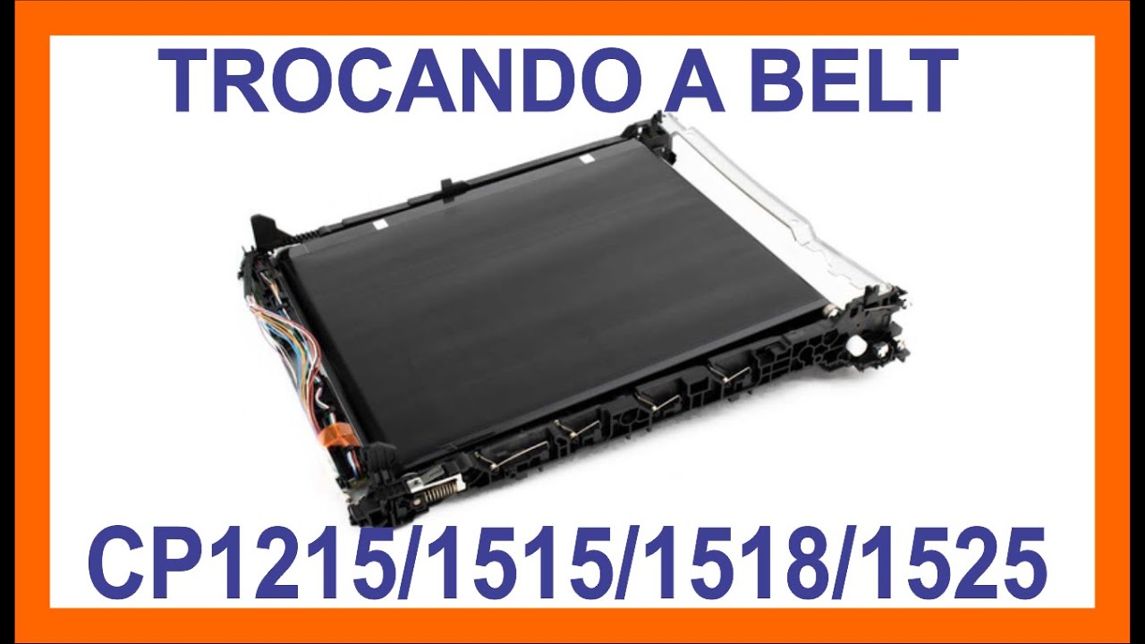 Trocando a belt (esteira) Impressoras hp CP1215/1515/1518/1525
