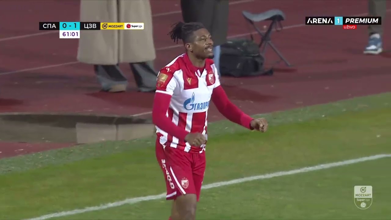 MOZZART BET SUPERLIGE (15. kolo): Spartak - Crvena zvezda 2:3 / 09.11.2025.