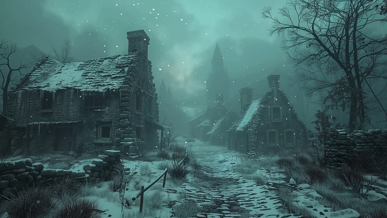 Heavy Snowfall and Constant Howling Wind - Winter Storm & Wind Sounds for Sleep, Relax
