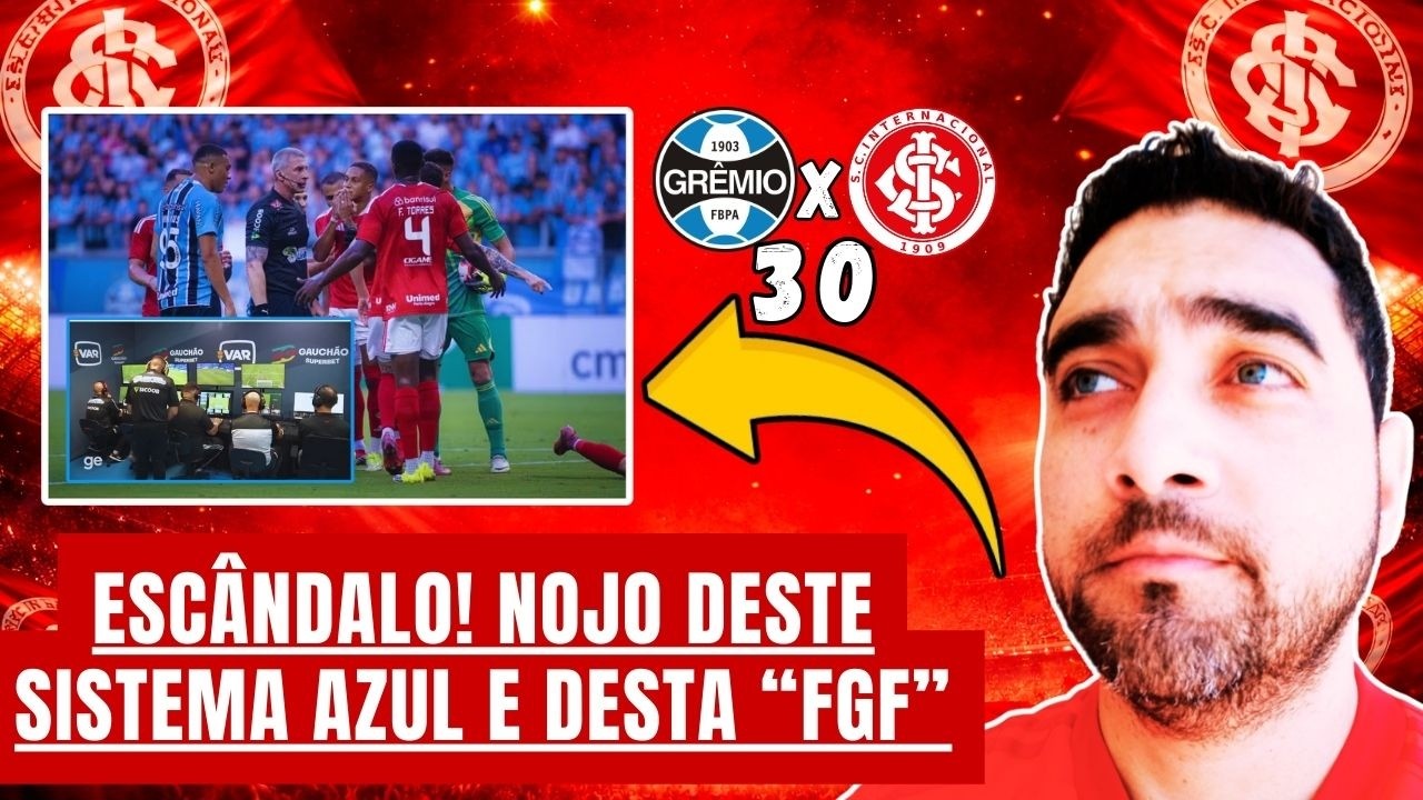 🚨UM ABSURDO ! ESCÂNDALO! ALGUÉM LEVA A SÉRIO O FUTEBOL E ARBITRAGEM GAÚCHA? SISTEMA AZUL QUIETINHO!