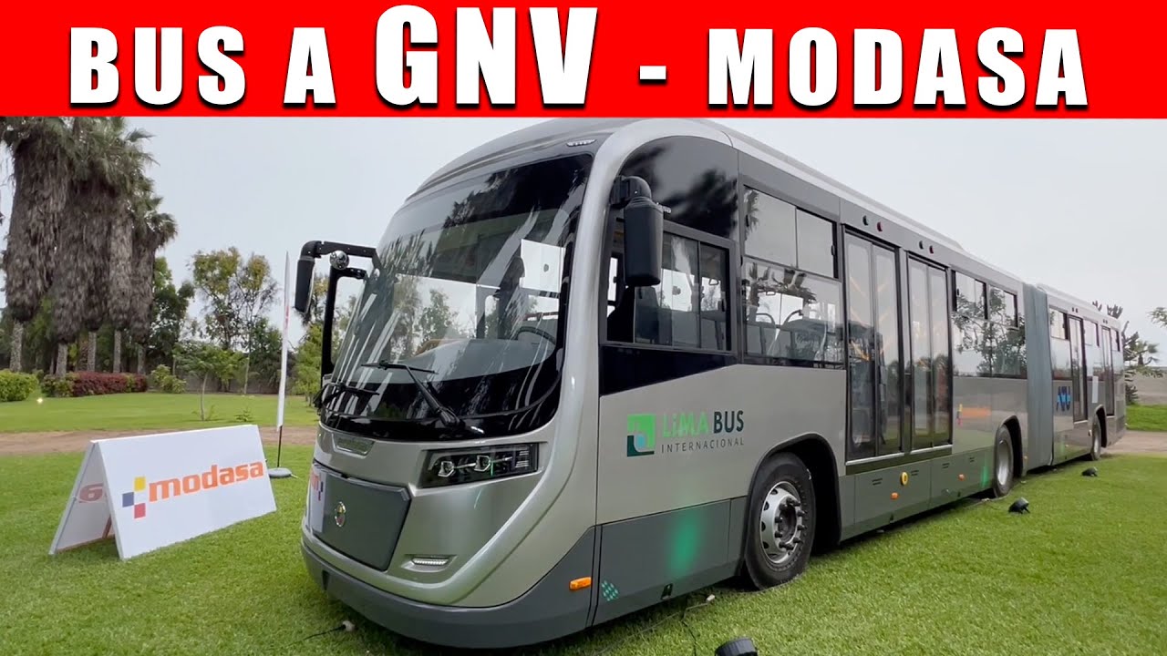 MODASA: Nuevo Bus Articulado a Gas Natural Vehicular GNV para 164 pasajeros