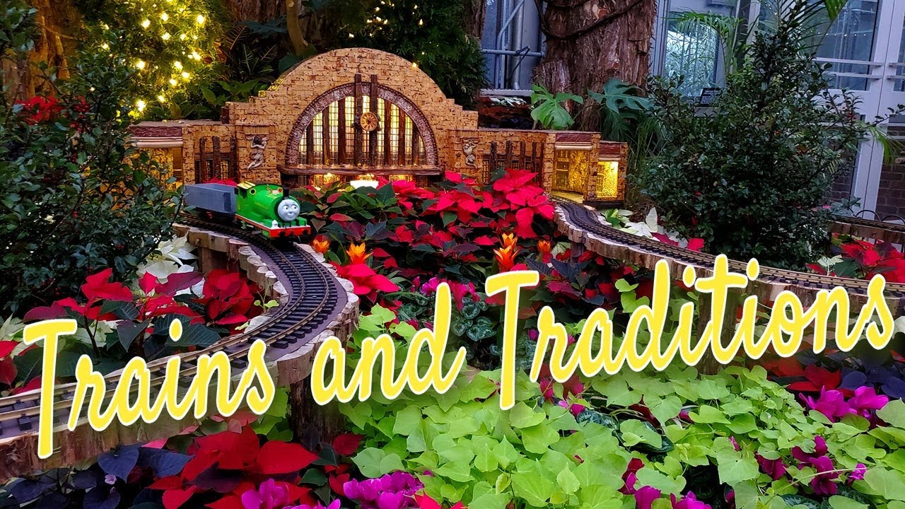 Trains and Traditions a Cincinnati Holiday at Krohn Conservatory 2021!