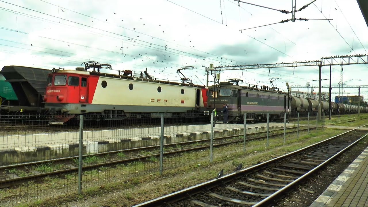 LE5100KW 40-0557-1 & Marfar CER FERSPED Freight Train in Gara Timișoara Nord Station - 18 July 2020