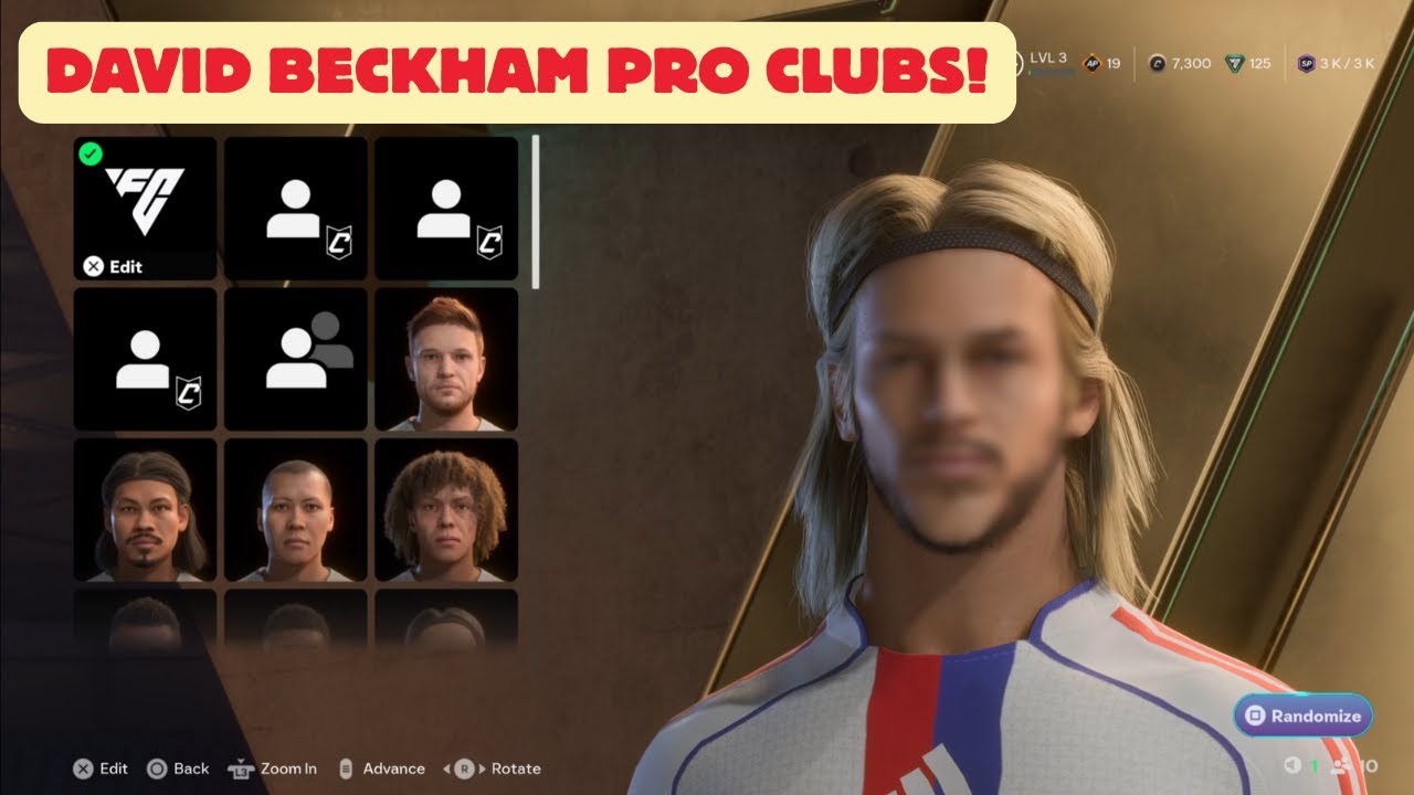 How to Create the best version of David Beckham on Pro Clubs in EAFC 26 (Full Tutorial)!