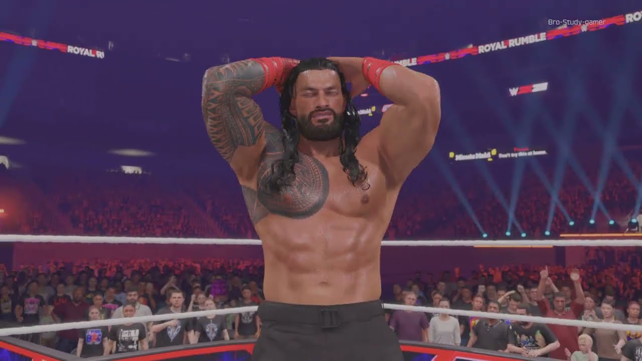 WWE 2K25 ROYAL RUMBLE CHAOS: удары Романа Рейнса — билет на WrestleMania! Величайшая королевская ...