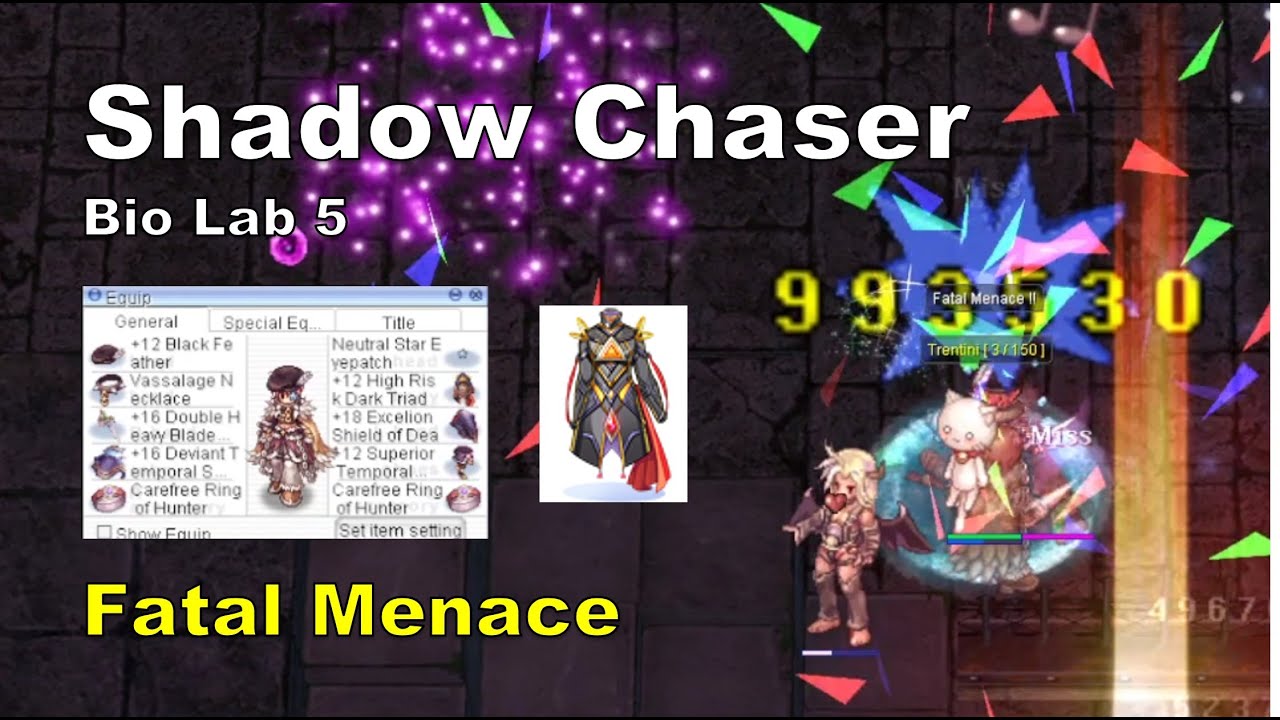 [BB iRO] Shadow Chaser Fatal Menace - Bio Lab 5 - IRO Chaos 5
