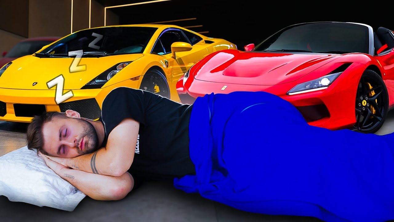 PASSEI A NOITE EM UMA LOJA DE SUPER CARROS DE LUXO!!