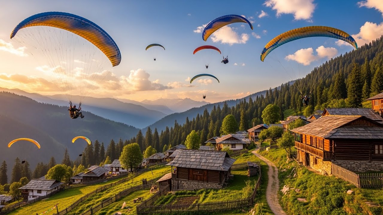Life in Bir Billing - Paragliding capital of India | Peaceful village with scenic vibes by 📷 Nishant