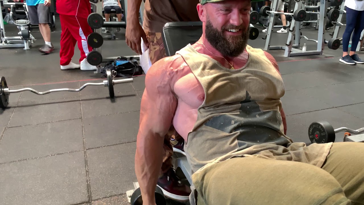 Prépa Mr Olympia 2019, week 10: Entraînement de BRAS avec SHAWN RHODEN, Sportfaza et AHMAD CLAYTON